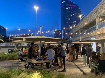 El restaurante Camping Mar, en Barcelona.