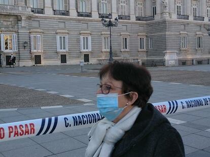 Catalina Sánchez, in Madrid, this past winter of 2021.