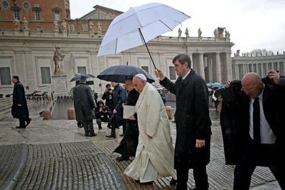 El papa Francisco, el mi&eacute;rcoles en El Vaticano.