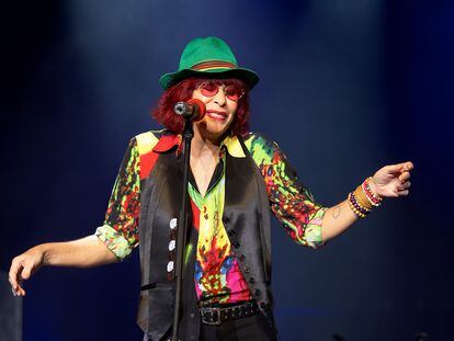 Rita Lee, durante una actuación en Lisboa (Portugal), en 2008.