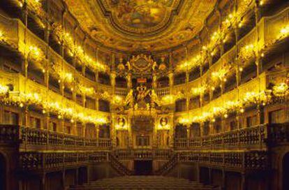 Ópera de Bayreuth, en Baviera.