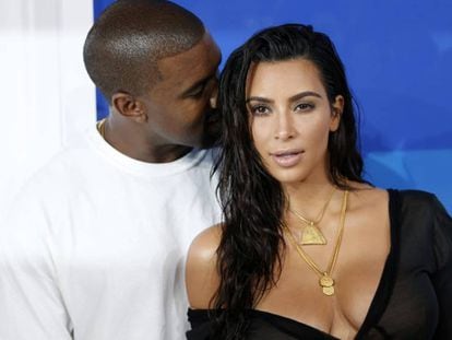 Kim Kardashian y su marido, Kanye West, el pasado verano en Nueva York.