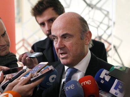 Luis De Guindos, ministro de Economía