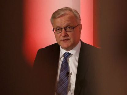 Olli Rehn, el vicepresidente de Asuntos Econ&oacute;micos de la Comisi&oacute;n Europea