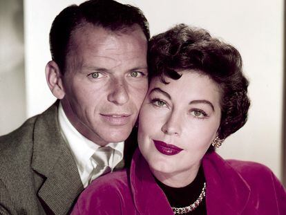 Frank Sinatra y Ava Gardner en 1953.