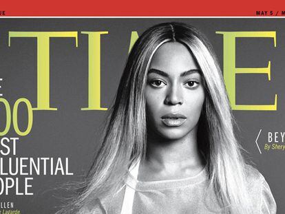 Portada de la revista Time con Beyonce.