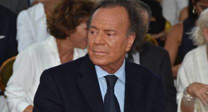 El cantante Julio Iglesias.