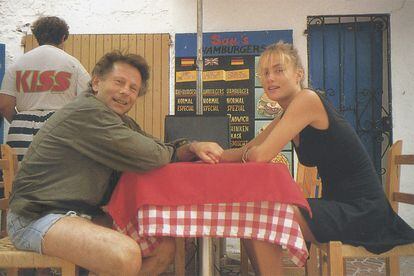 Roman y Emanuelle Polanski en Ibiza.