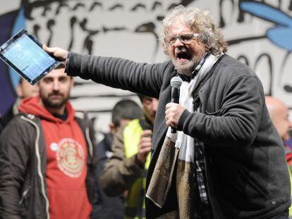 El líder del Movimiento 5 Estrellas, Beppe Grillo.