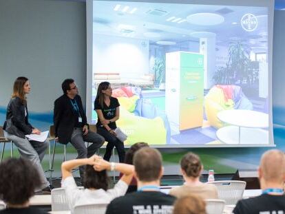 Presentaci&oacute;n del programa Grants4Apps en la sede de Bayer en Barcelona.