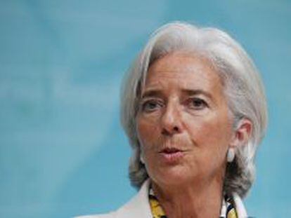 Christine Lagarde, la directora gerentes del FMI.