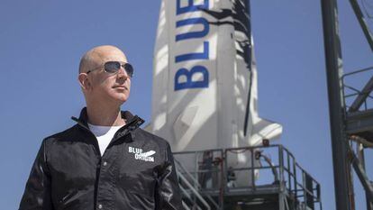 El fundador de Amazon, Jeff Bezos, ha creado también una compañía de transporte aeroespacial.