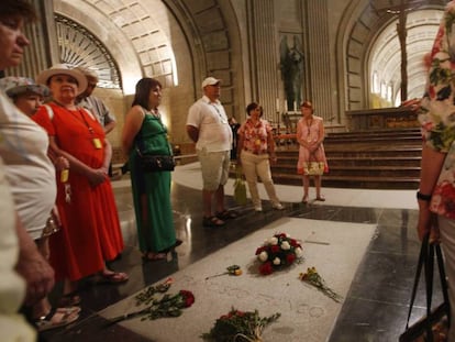 Tumba de Franco en el Valle de los Caídos.