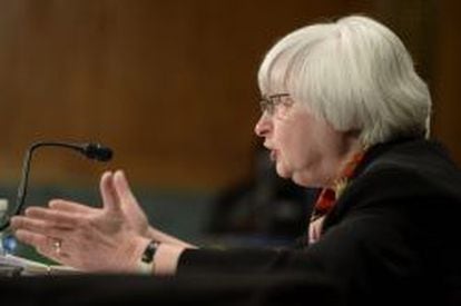 En la imagen, la presidenta de la Reserva Federal, Janet Yellen. EFE/Archivo