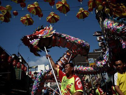 Celebraciones del A&ntilde;o Nuevo en Kuala Lumpur 
 