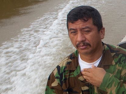Gentil Duarte, comandante de grupos disidentes de las FARC que se apartaron del proceso de paz en Colombia.