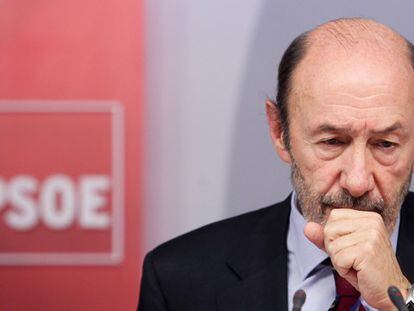 Rubalcaba se ratifica: “Me siento unánimemente apoyado”