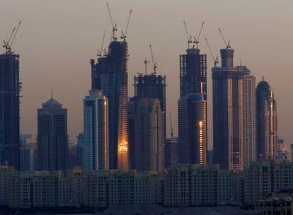Algunos de los extravagantes proyectos inmobiliarios en Dubai han sido interrumpidos.