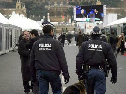 Agentes de la Guardia Urbana de Barcelona.