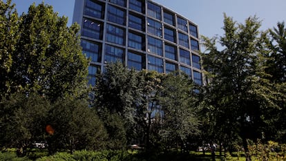 Vista de las oficinas del Zhongzhi Enterprise Group en Beijing, China, en una imagen de archivo.