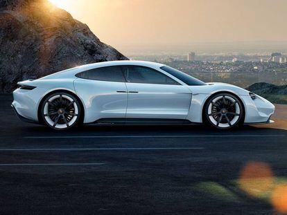 La carga del Porsche Mission E será el doble de rápida que la de Tesla