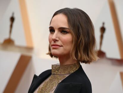 Natalie Portman a su llegada al Dolby Theatre.