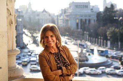 Ana Botella, el martes pasado, en el Palacio de Cibeles. 