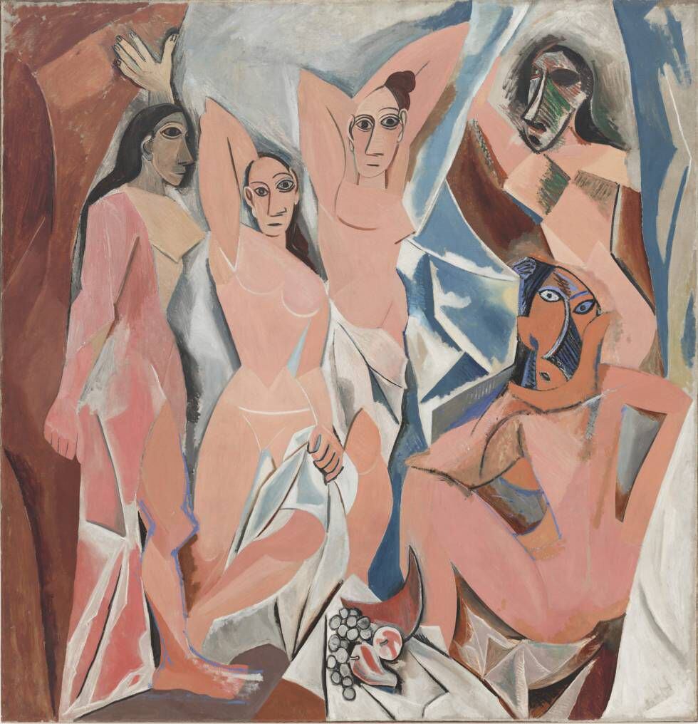'Las señoritas de Aviñón', de Pablo Picasso.