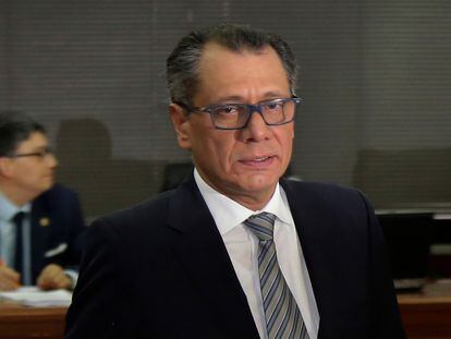 El exvicepresidente de Ecuador Jorge Glas, en 2018.