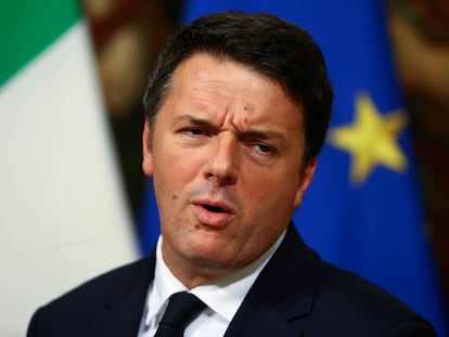 El primer ministro italiano, Matteo Renzi.