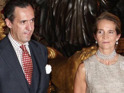 La infanta Elena y Jaime de Marichalar, en 2007.