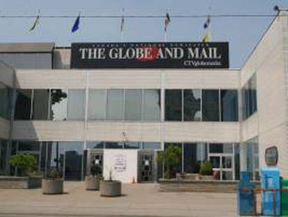 Sede del diario canadiense The Globe and Mail, en Toronto. EFE/Archivo