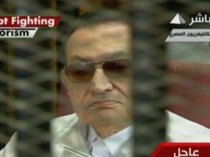 Mubarak, ante el juez.