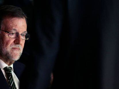 Mariano Rajoy, en un acto en Madrid.