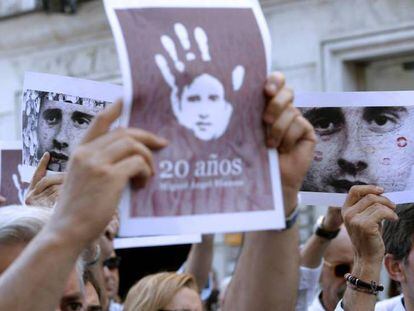 Homenaje a Miguel Ángel Blanco organizado por el PP de Valladolid.