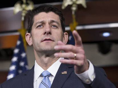 El portavoz republicano de la C&aacute;mara de Representantes, Paul Ryan.