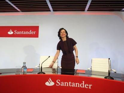 Ana Patricia Bot&iacute;n, presidenta del Banco Santander