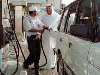 Gasolinera en Arabia Saud&iacute;