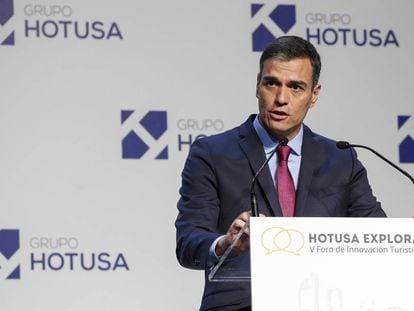 Spanish Prime Minister Pedro Sanchez during inauguration of 'FITUR' International Tourism Fair in Madrid, on Monday 21 January, 2019.
