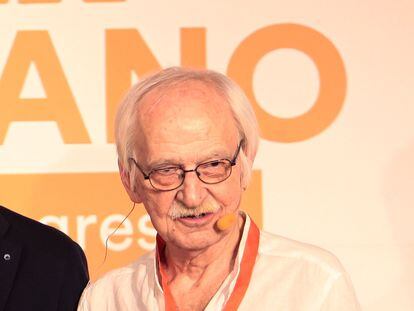 Antonio Escohotado, en la escuela de verano del partido político Ciudadanos, en agosto de 2019.