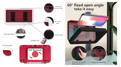 Soporte impermeable para ducha.