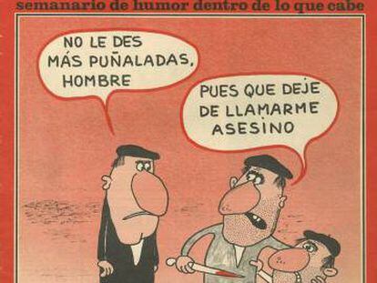 Vinyeta de l’humorista Gila, publicada a la revista 'Hermano Lobo'
 l’any 1973.