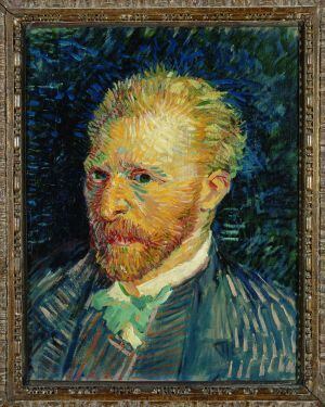 'Retrato del artista' (1887), cuadro de Van Gogh que se podrá visitar en la fundación Mapfre de Barcelona.
