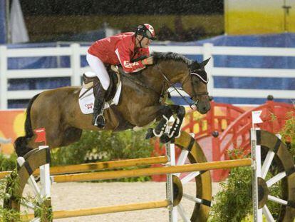 Ian Millar, con In Style en Pek&iacute;n 2008.
 