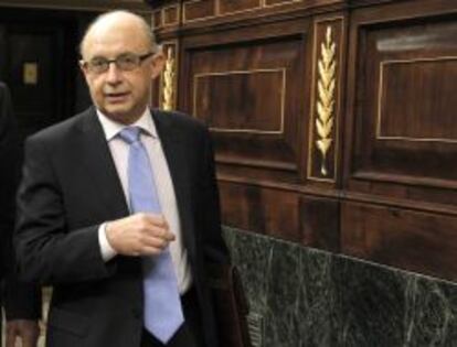El ministro de Hacienda, Cristóbal Montoro.
