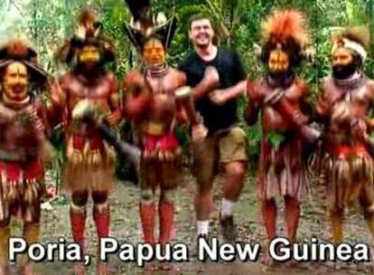 Matt Harding ha llegado con su baile hasta Papúa Nueva Guinea.