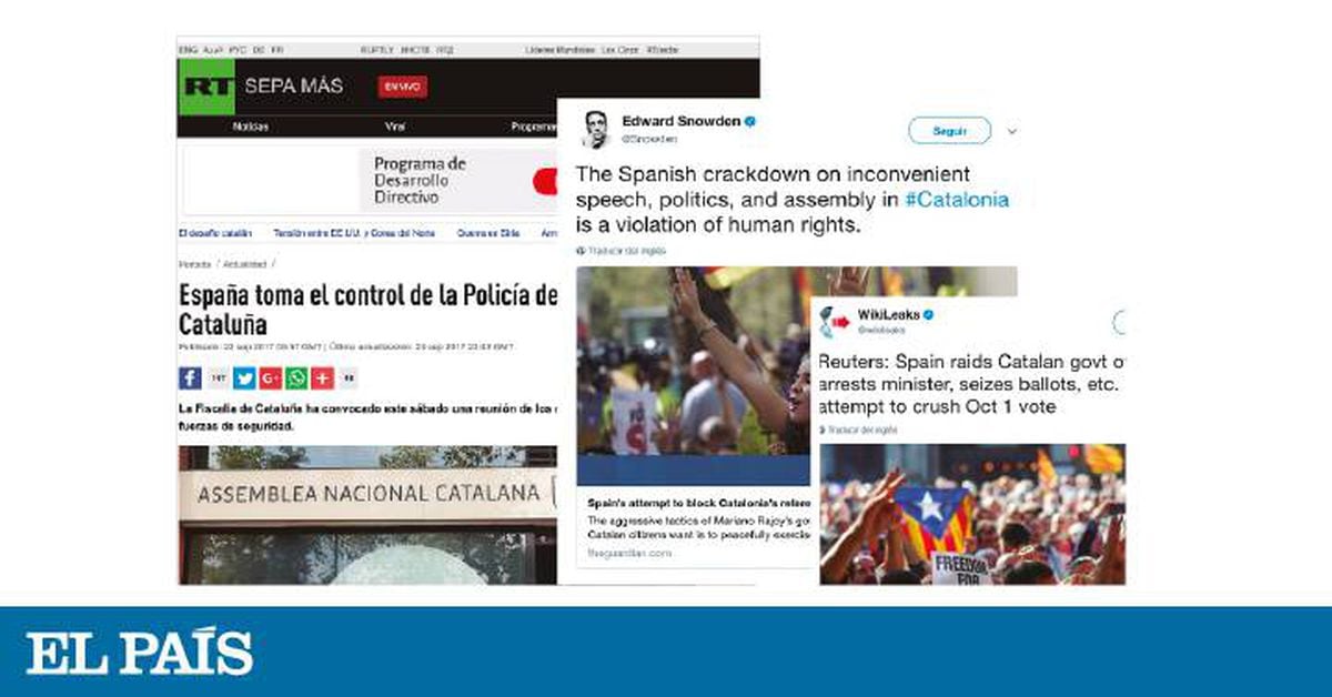 La red de injerencia rusa sitúa Cataluña entre sus prioridades para