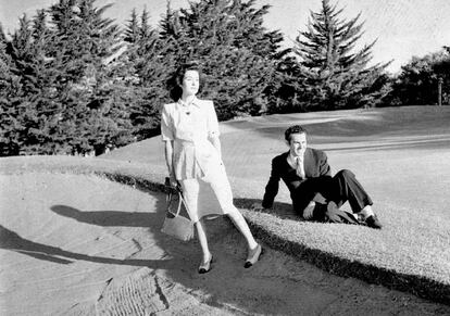 Retrato de Antonio Bonet y su esposa en Punta Ballena (Uruguay). |