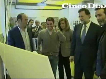 Rajoy y los jóvenes emprendedores