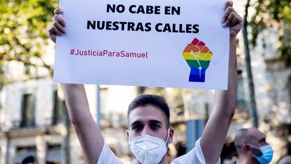 Imagen de archivo de una protesta contra las agresiones Lgtbifóbicas